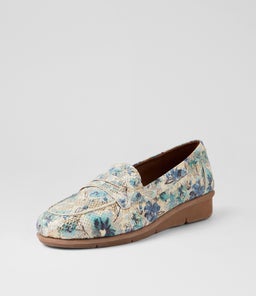 PUNIS SU BLUE MIX BOTANIC LEATHER