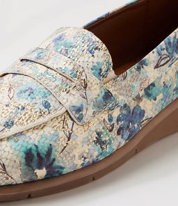 PUNIS SU BLUE MIX BOTANIC LEATHER