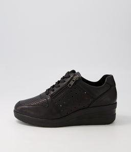 RESEPCT SU BLACK BLACK SOLE LEATHER