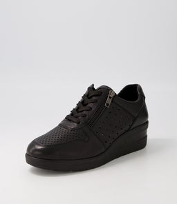RESEPCT SU BLACK BLACK SOLE LEATHER