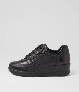 RUCCOIS SU BLACK BLACK SOLE LEATHER