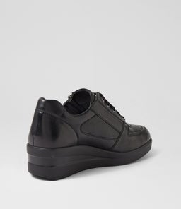 RUCCOIS SU BLACK BLACK SOLE LEATHER