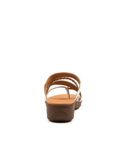 MIA SU WHITE GUM SOLE LEATHER