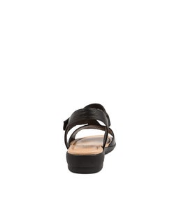 FANNE2 SU BLACK LEATHER