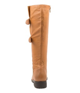 ELVINIO W SU DK TAN LEATHER
