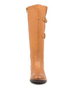 ELVINIO W SU DK TAN LEATHER