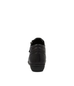 FARIS SU BLACK BLACK SOLE LEATHER