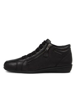 FARIS SU BLACK BLACK SOLE LEATHER