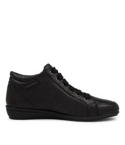 FARIS SU BLACK BLACK SOLE LEATHER