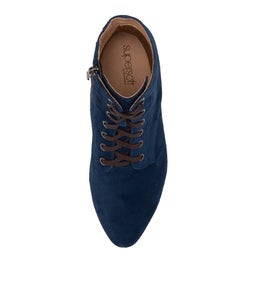 MAGIC SU PEACOCK CHOC HEEL SUEDE