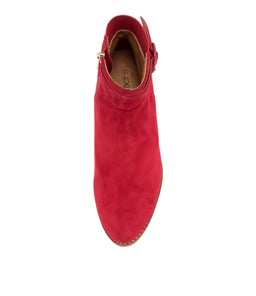 PLEASE SU RED SUEDE