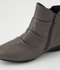 ROMANS SU DK GREY LEATHER