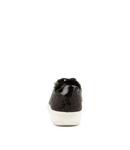 ZOOESY SU BLACK WHITE SOLE LEATHER PATENT
