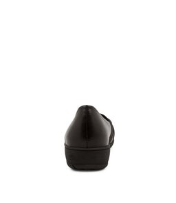 QLLIE SU BLACK LEATHER ELASTIC