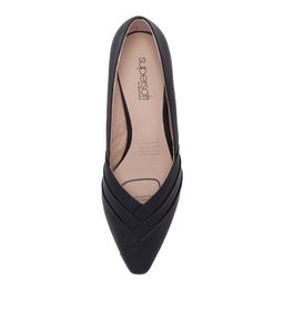 LAUGHS SU NAVY LEATHER