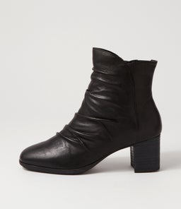 VUXXIED SU BLACK BLACK HEEL LEATHER
