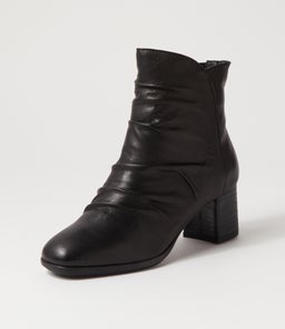 VUXXIED SU BLACK BLACK HEEL LEATHER