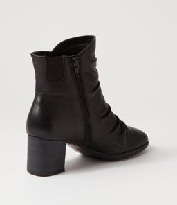 VUXXIED SU BLACK BLACK HEEL LEATHER