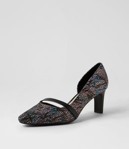 NARDA2 SU VIVID JAZZ BLACK SUEDE LEATHER