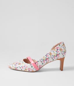 NARDA2 SU WHITE MEADOW FUCHSIA PATENT LEATHER