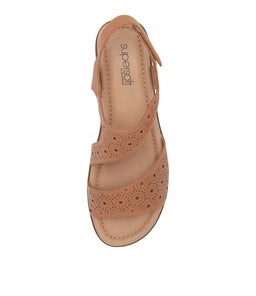 FLANDER2 SU DK TAN LEATHER