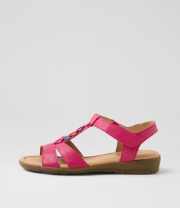FRANKIE2 SU FUCHSIA VIBRANT TRIM LEATHER