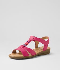 FRANKIE2 SU FUCHSIA VIBRANT TRIM LEATHER