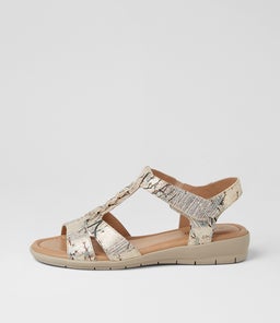Frankie 2 Japanese Blossom Almond Leather Sandals Frankie 2 Japanese Blossom Almond Leather Sandals