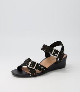 GUESS SU BLACK LEATHER