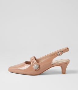LISSHLE2 SU BISCUIT COVERED HEEL PATENT LEATHER