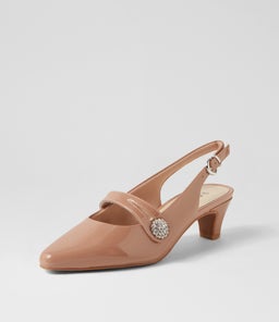 LISSHLE2 SU BISCUIT COVERED HEEL PATENT LEATHER