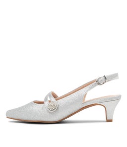 Lisshle2 Silver Suede Heels Lisshle2 Silver Suede Heels