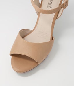 SUPER SU DK NUDE COVERED HEEL LEATHER
