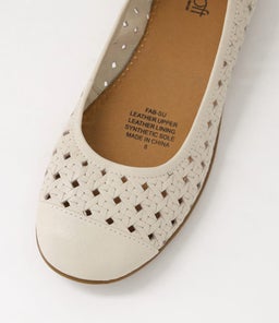 FAB SU ALMOND LEATHER