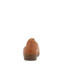 FAB SU DK TAN LEATHER