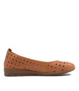 FAB SU DK TAN LEATHER