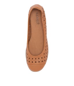 FAB SU DK TAN LEATHER