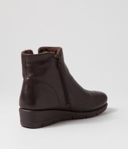 MARRYS SU DK BROWN LEATHER