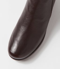 MARRYS SU DK BROWN LEATHER