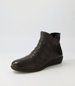 FOIS SU BLACK BLACK SOLE LEATHER