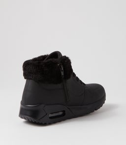LARRINA SU BLACK BLACK SOLE SMOOTH FUR