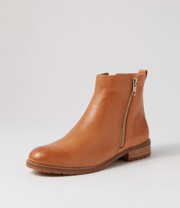 HELMIS SU DK TAN LEATHER