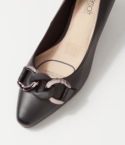LOVELY SU BLACK LEATHER