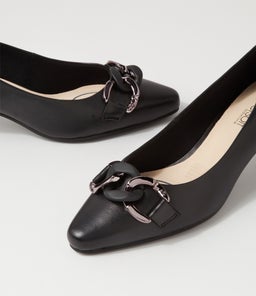 LOVELY SU BLACK LEATHER