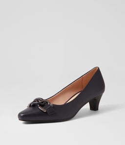 LOVELY SU NAVY LEATHER