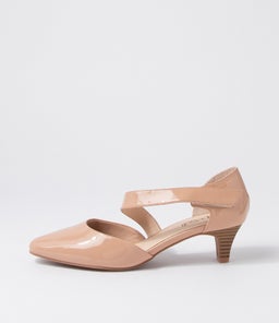 LAURIE2 SU NATURAL PATENT LEATHER