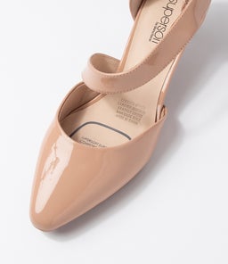 LAURIE2 SU NATURAL PATENT LEATHER