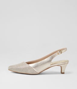 Linsain Platinum Sparkle Platinum Fabric Leather Heels Linsain Platinum Sparkle Platinum Fabric Leather Heels