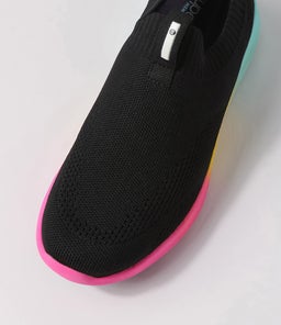KERLAYS SU BLACK RAINBOW SOLE RECYCLED KNIT