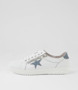 ZINGS SU JEANS WHITE LEATHER